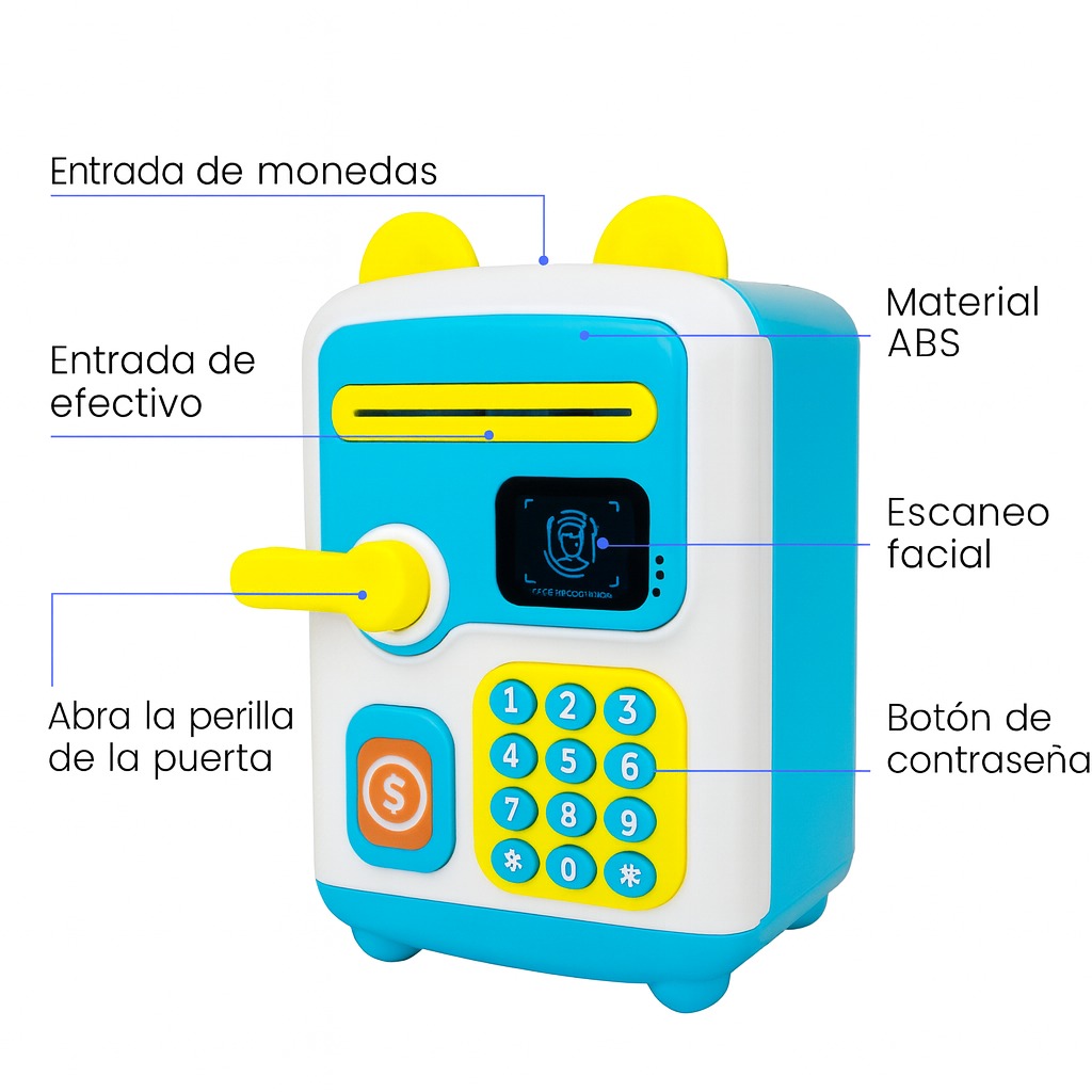 Miniatura 4 de Alcancia Con Reconocimiento Facial